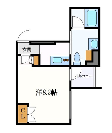 COZY菊井の物件間取画像